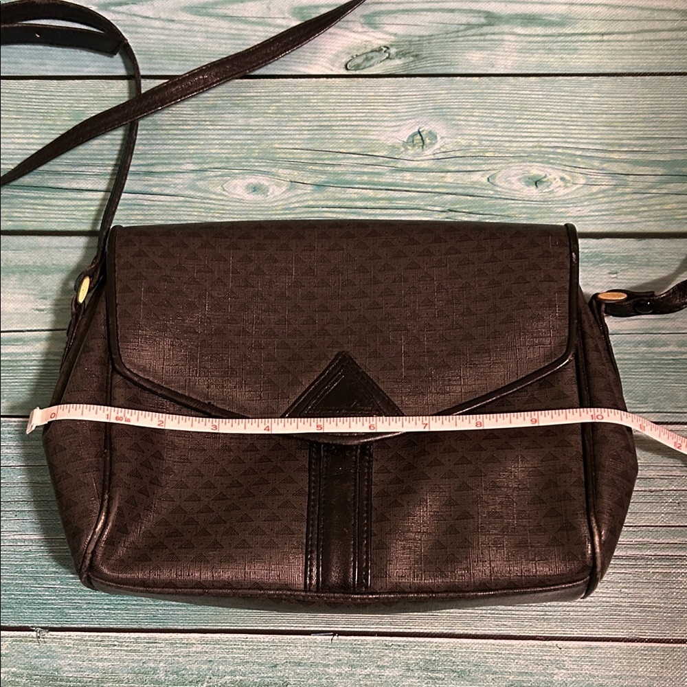 Liz Claiborne Vintage 1984 Black Crossbody Bag - Picture 5 of 9